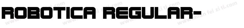 Robotica Regular字体转换